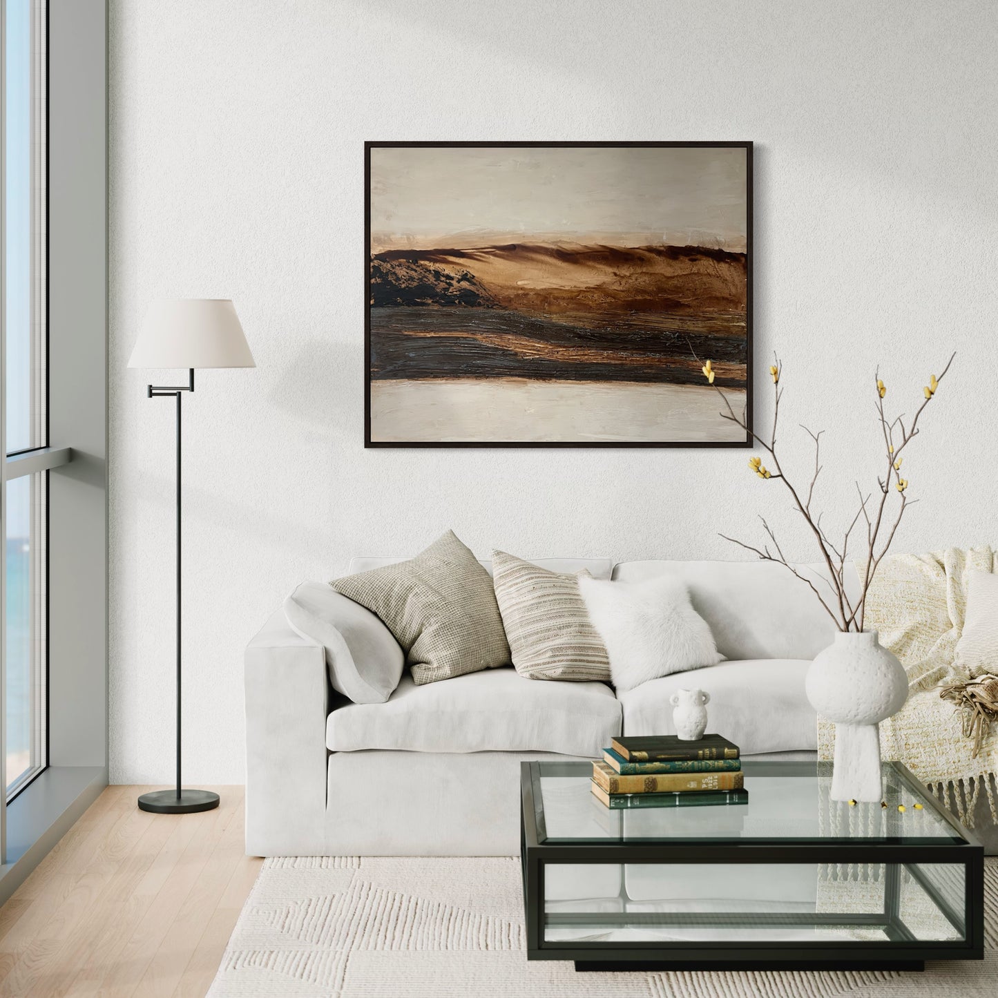 Rolling Sand Hills - FRAMED PRINT Exclusive to ARTIST LANE